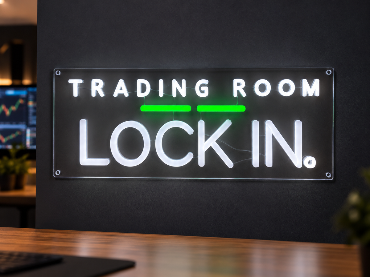 LOCK IN. — LED Neon Sign